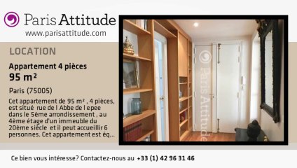 Appartement 3 Chambres à louer - Panthéon/Sorbonne, Paris - Ref. 8274