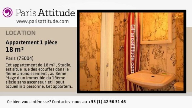 Appartement Studio à louer - St Paul, Paris - Ref. 1482