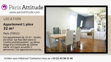 Appartement Studio à louer - Charonne, Paris - Ref. 7305