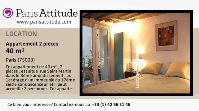 Appartement 1 Chambre à louer - Centre George Pompidou, Paris - Ref. 6875