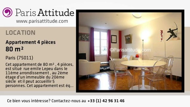 Appartement 3 Chambres à louer - Charonne, Paris - Ref. 7535