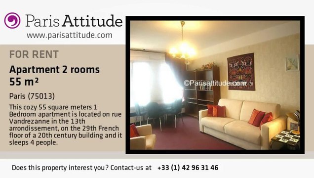 1 Bedroom Apartment for rent - Tolbiac, Paris - Ref. 4318