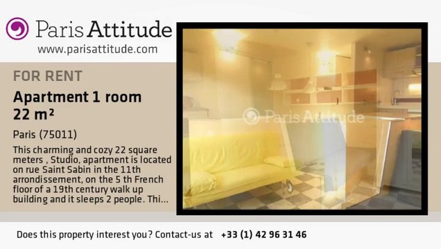 Studio Apartment for rent - Bastille, Paris - Ref. 8068