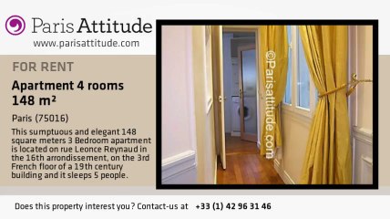 3 Bedroom Apartment for rent - Alma Marceau, Paris - Ref. 2014