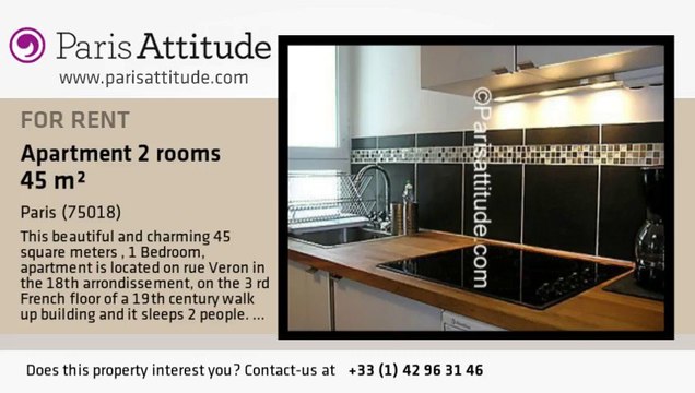 1 Bedroom Duplex for rent - Montmartre, Paris - Ref. 5284