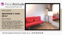 Studio Apartment for rent - Beaugrenelle, Paris - Ref. 7886