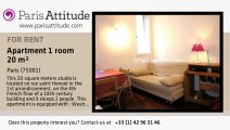 Studio Apartment for rent - Châtelet, Paris - Ref. 320