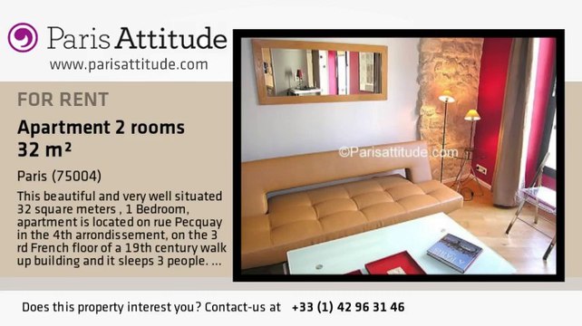 1 Bedroom Apartment for rent - Centre George Pompidou, Paris - Ref. 5905
