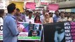 Dr. Fowzia Siddiqui Protest with Amnesty International against Child Rape at Karachi Press Club