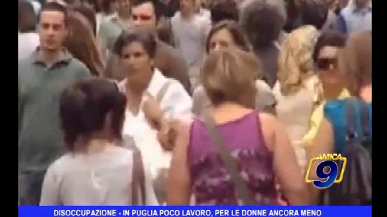 Disoccupazione | In Puglia poco lavoro, per le donne ancora meno