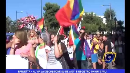 Barletta |  Al via la discussione su RE. A. DY. e registro unioni civili