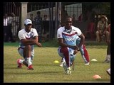 West Indies players practice ahead of clash against India