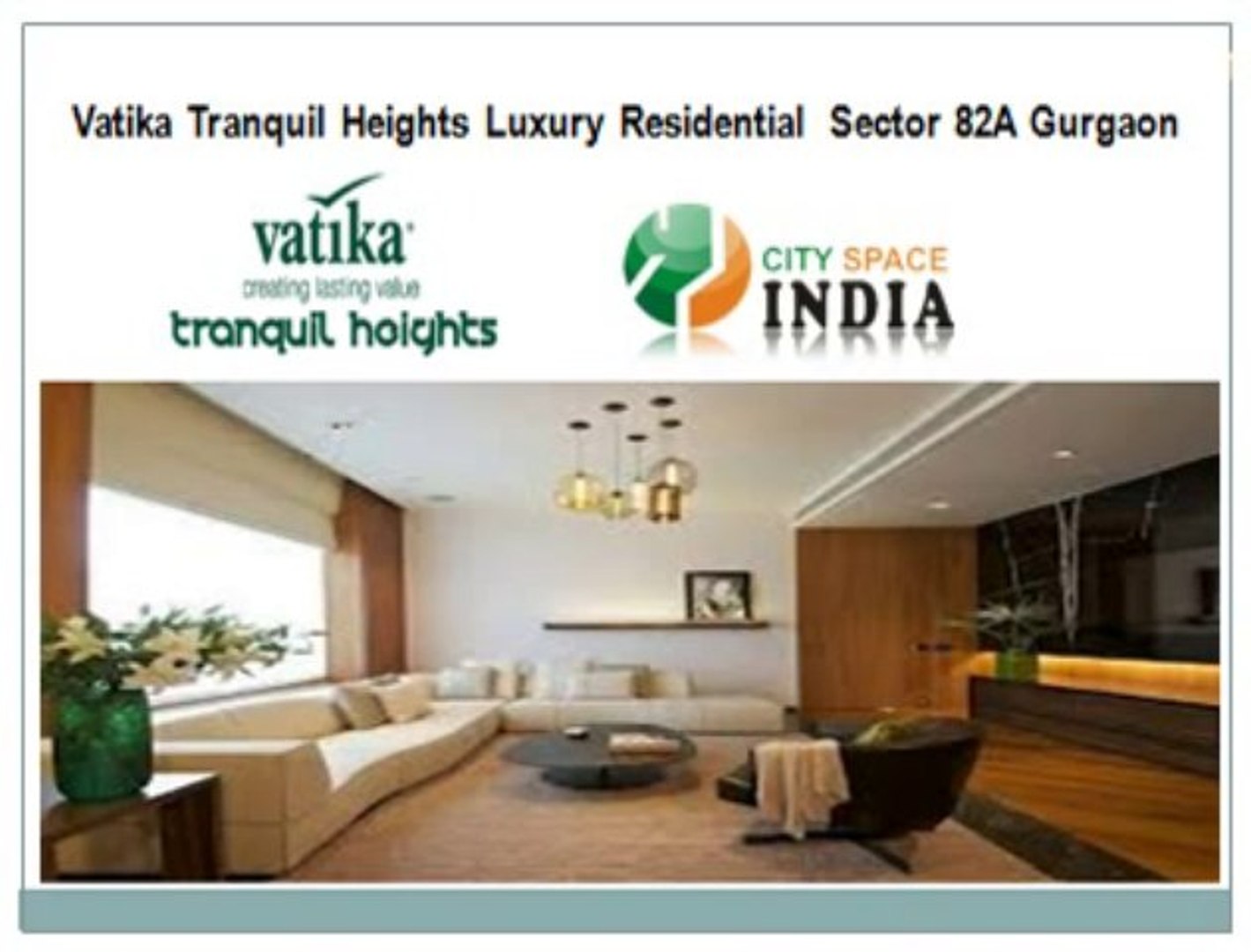 Vatika Tranquil Heights 9871424442 Gurgaon Sector 82a