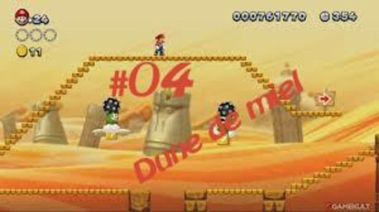 New Super Mario Bros U [04] Exploration dans le désert