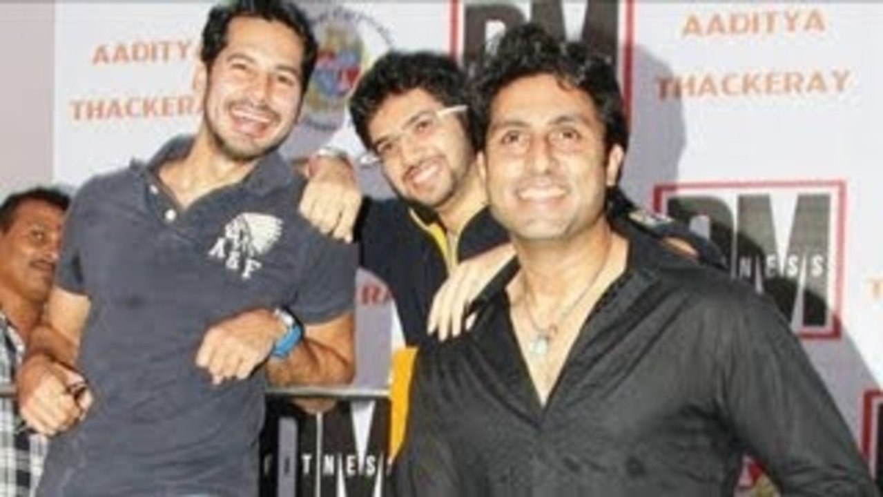 Abhishek Bachchan, Aditya Thackeray Launches Dino Morea's DM Fitness Studio !