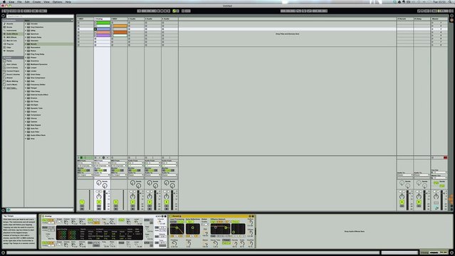 Ableton Live introduction, interface, and browser