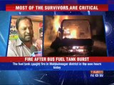 40 burnt alive as bus catches fire