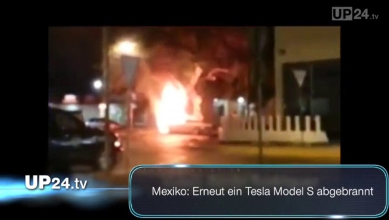 Mexiko: Erneut ein Tesla Model S abgebrannt