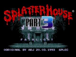 [Test N°64] Splatterhouse 3 (MegaDrive)