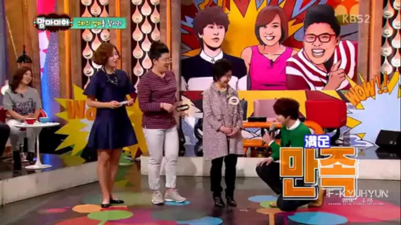 【中字】131027妈妈咪呀-圭贤献唱《姻缘》