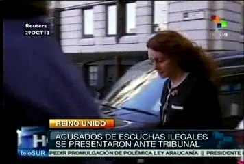 Comparecen ex editores de Reino Unido por conspiración telefónica