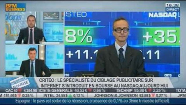 Focus sur Criteo et son introduction en bourse: Jean-Baptiste Rudelle dans Intégrale Bourse - 30/10