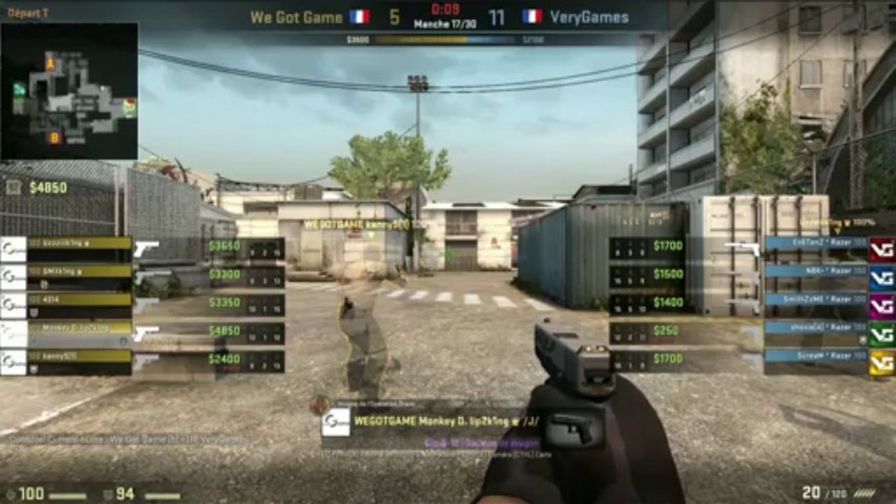 ESWC FRANCE CSGO : We Got Game vs VeryGames