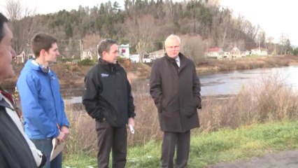 Inauguration des travaux du parc Alban Robitaille