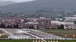 Scary Plane Landing in Bilbao,LEBB. Spain; High winds rock plane as it lands