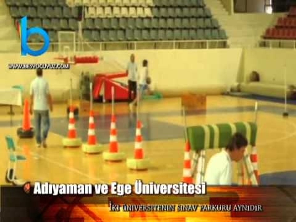 Adıyaman Üniversitesi ve Ege Üniversitesi Besyo Sınavı Parkuru 2013
