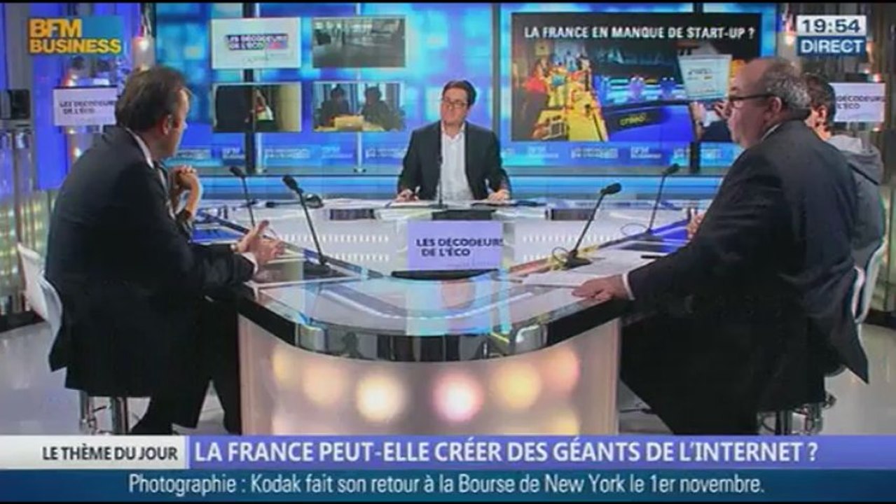 La France peut-elle créer des géants de l’internet ? dans Les décodeurs de l'éco - 30/10 3/5