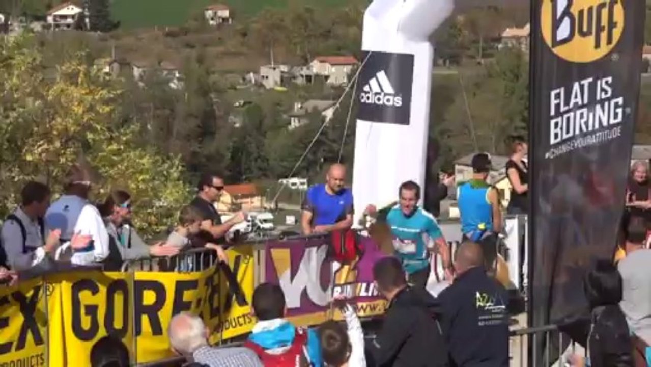 Arrivee du Grand Trail des Templiers 2013