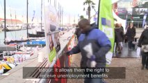 ENG - The unemployed aid foundation - Transat Jacques Vabre 2013