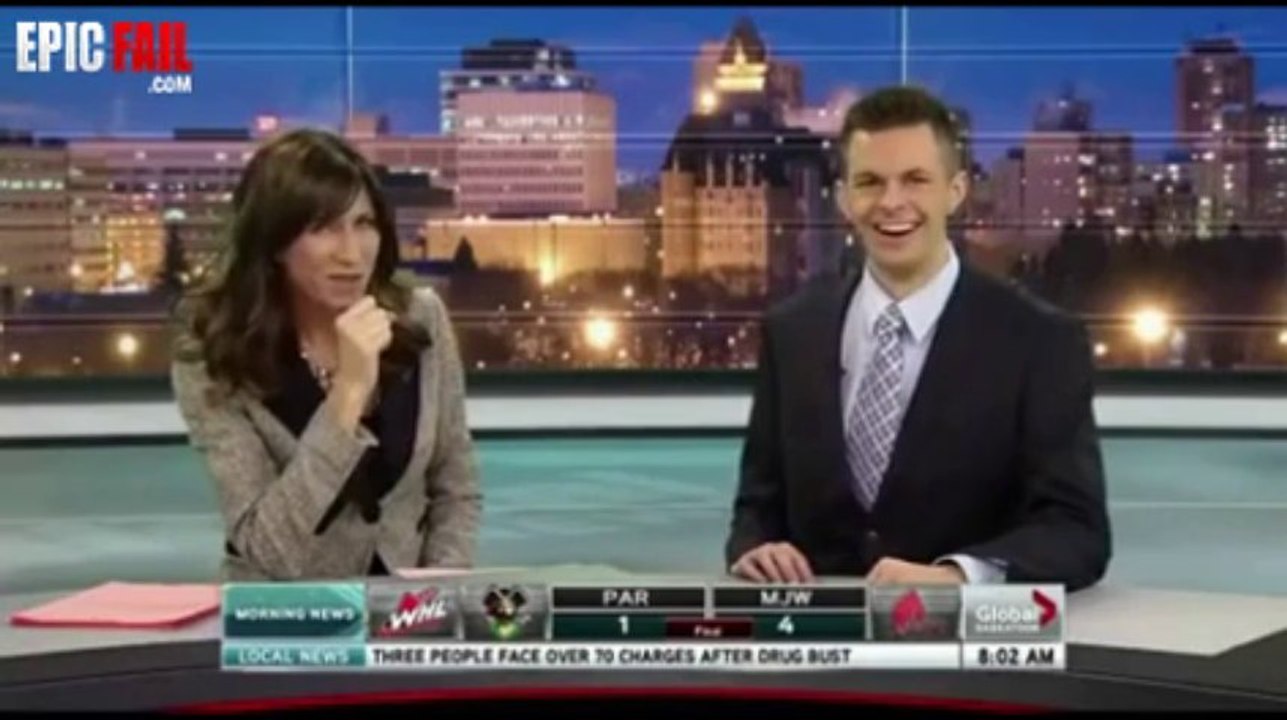 News Anchor Fail