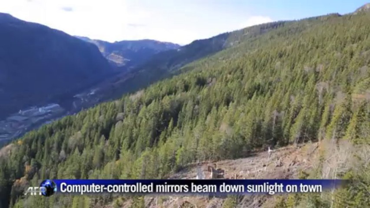Mirrors rescue sun-starved residents of Norwegian village