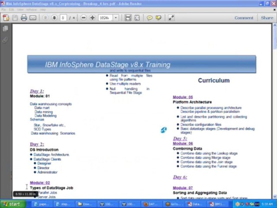 Datastage Training|Online Datastage Training|Datastage Online Training 8.7/9.1