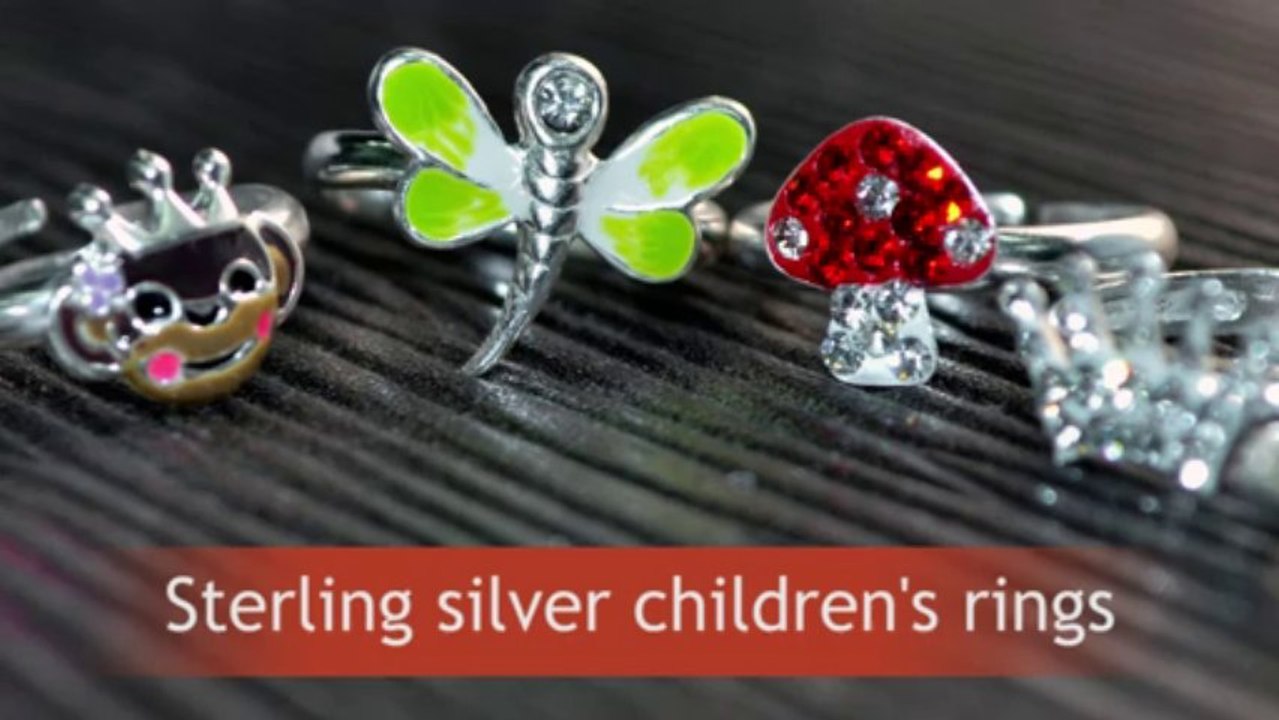 Children's sterling silver rings wholesale from Thailand manufacturer