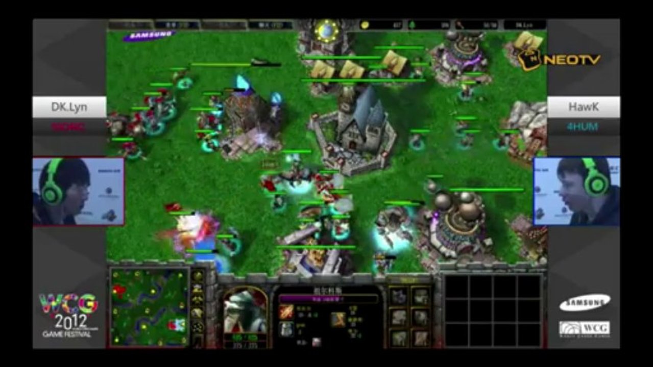 3rd Match - Groupe B WCG 2012 - Lyn vs Hawk