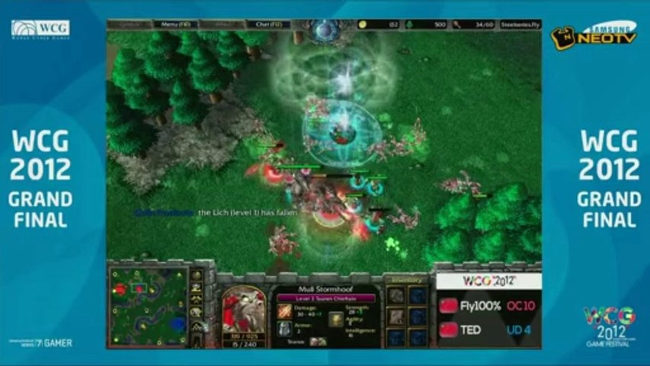4th Match - Groupe B WCG 2012 - Fly vs Ted