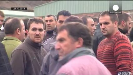 Multitudinario adiós a los 6 mineros fallecidos en León