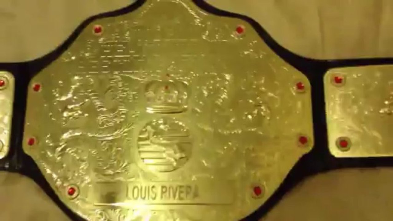 My World Heavyweight Champion Belt