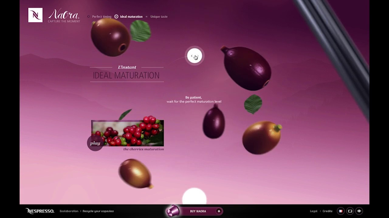 habillage site nespresso