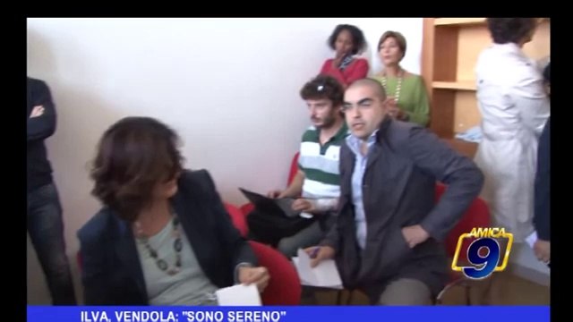 ILVA, Vendola: sono sereno