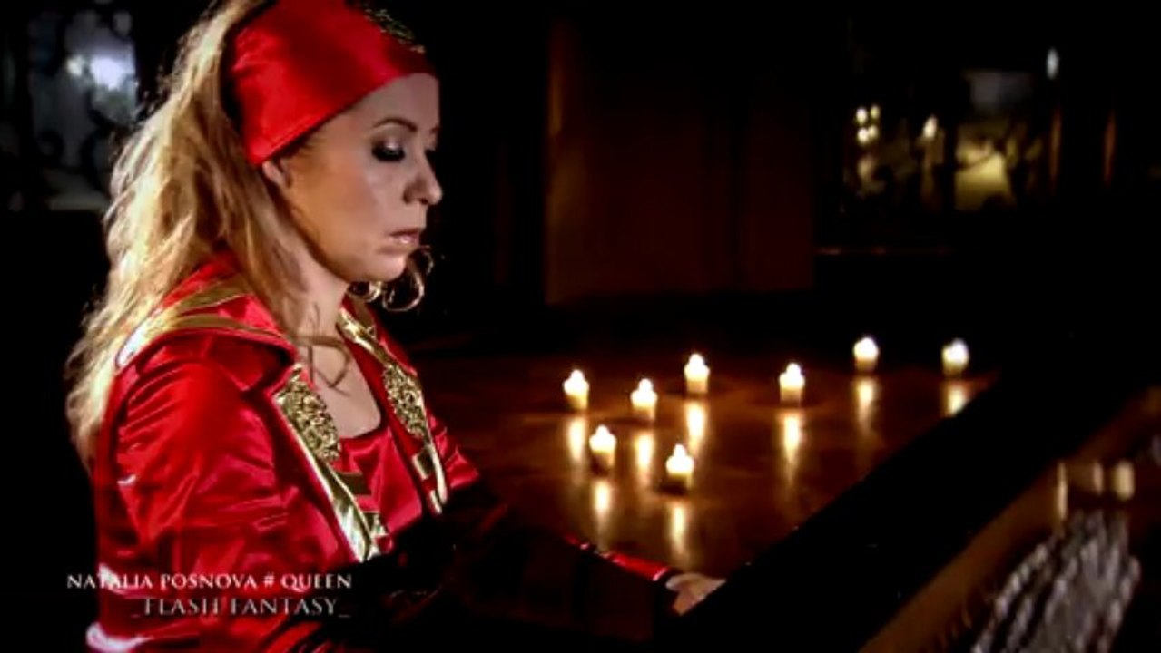 QUEEN Piano Cover: Natalia Posnova & Queen "Flash Fantasy" (original by movie "Flash Gordon")