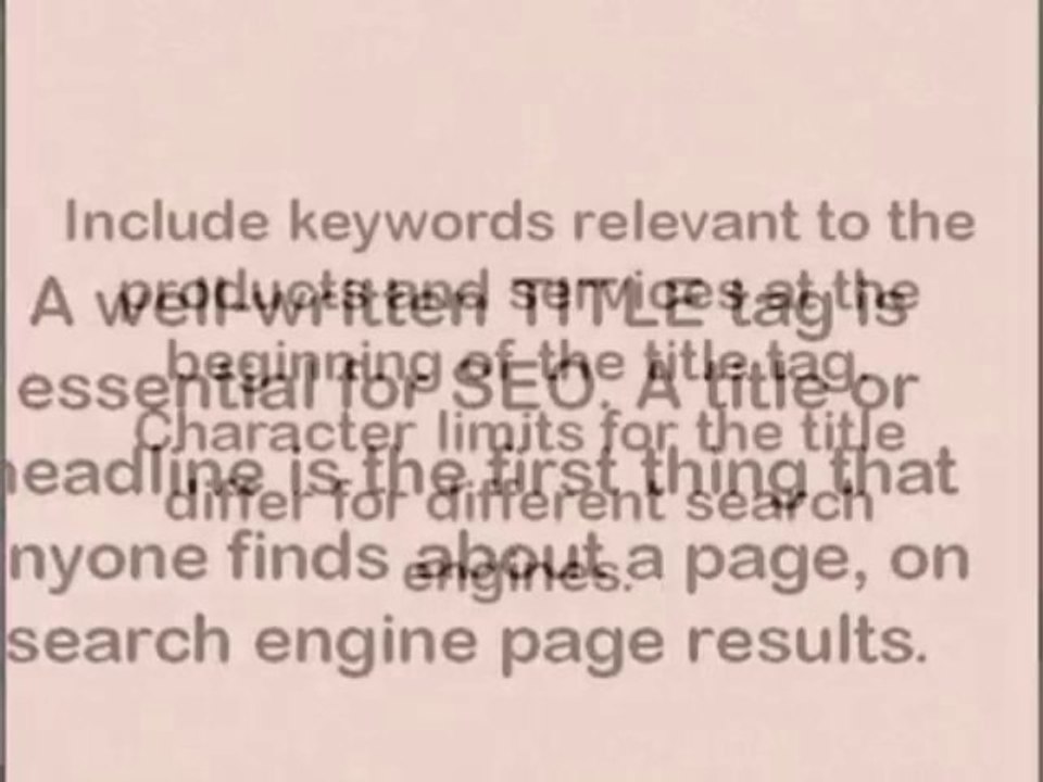 What's in a Name or Title  Everything! Work on effective page Titles for SEO