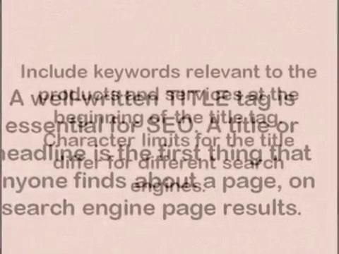 What's in a Name or Title Everything! Work on effective page Titles for SEO