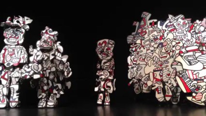Vidéo : quand le tableau s'anime... Exposition "Jean Dubuffet Coucou Bazar" jusqu'au 1/12