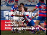 Watch Rugby Live Rovigo vs Mogliano