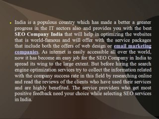 Promote your online business with SEO Company India