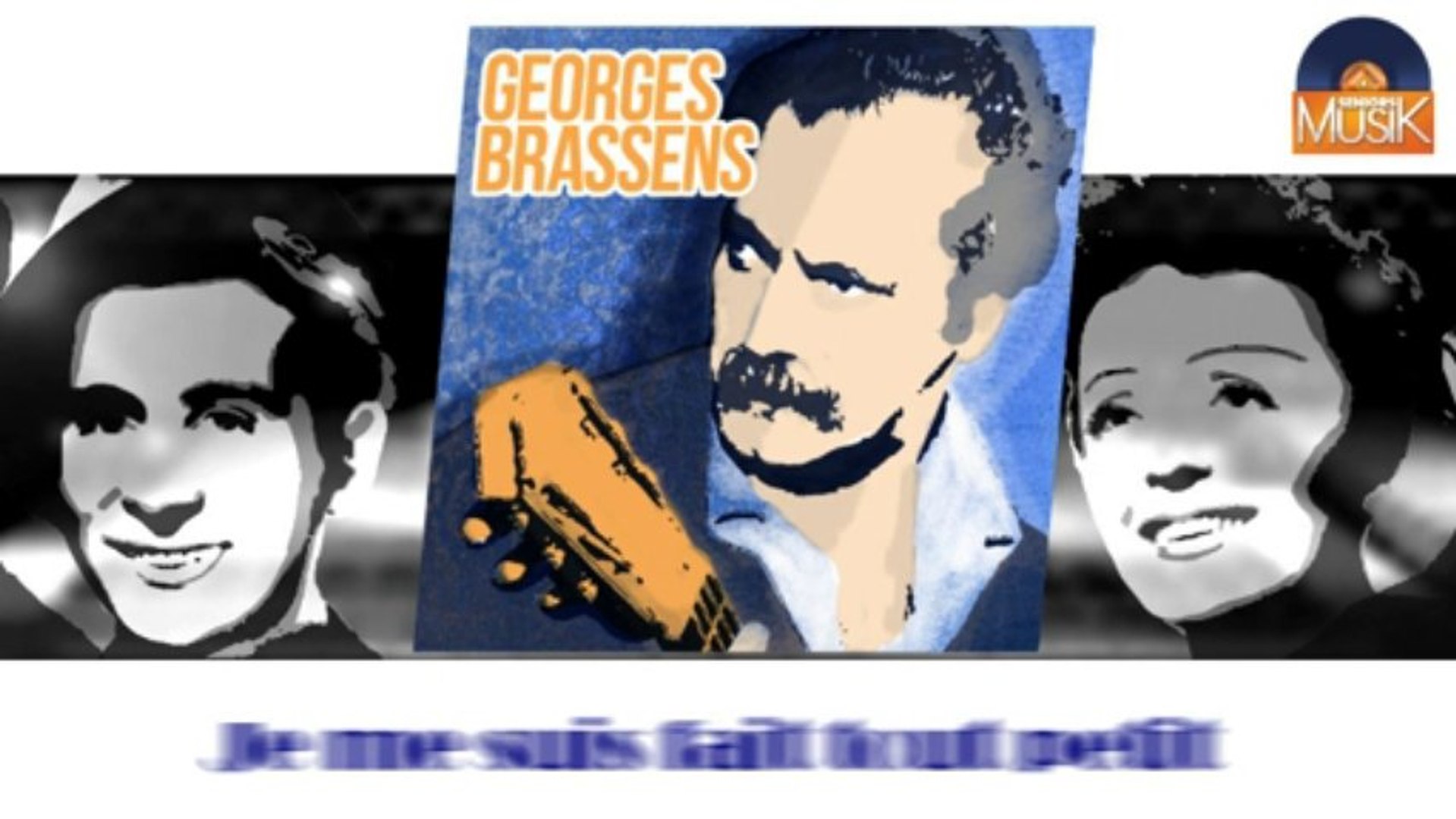 ⁣Georges Brassens - Je me suis fait tout petit (HD) Officiel Seniors Musik